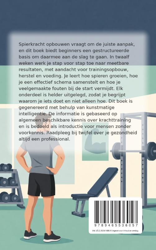 Achterkant van Spierkracht opbouwen voor beginners