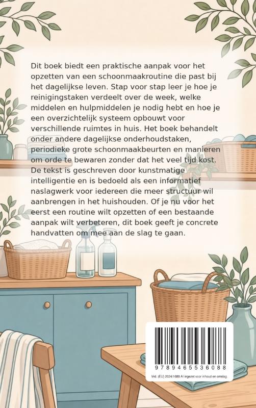 Achterkant van Een schoonmaakroutine die werkt
