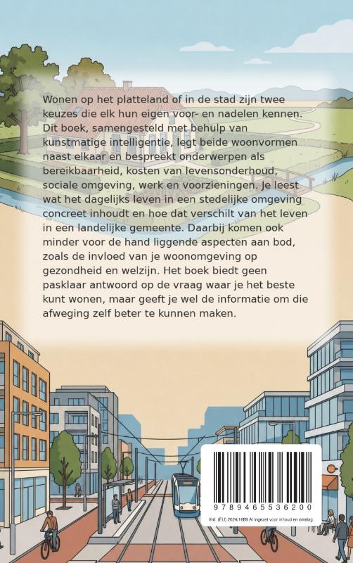Achterkant van Wonen op het platteland of in de stad