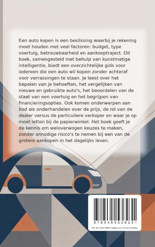 Achterkant van Een auto kopen zonder miskoop