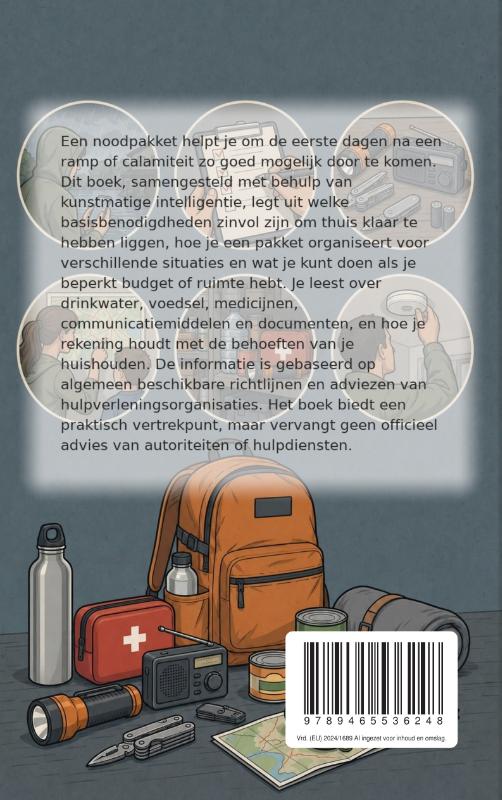 Achterkant van Een noodpakket samenstellen voor onverwachte situaties