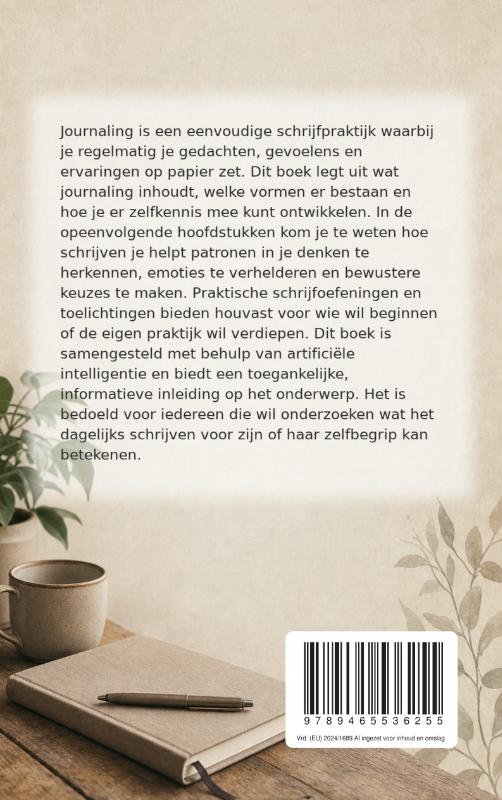 Achterkant van Schrijven om jezelf beter te begrijpen