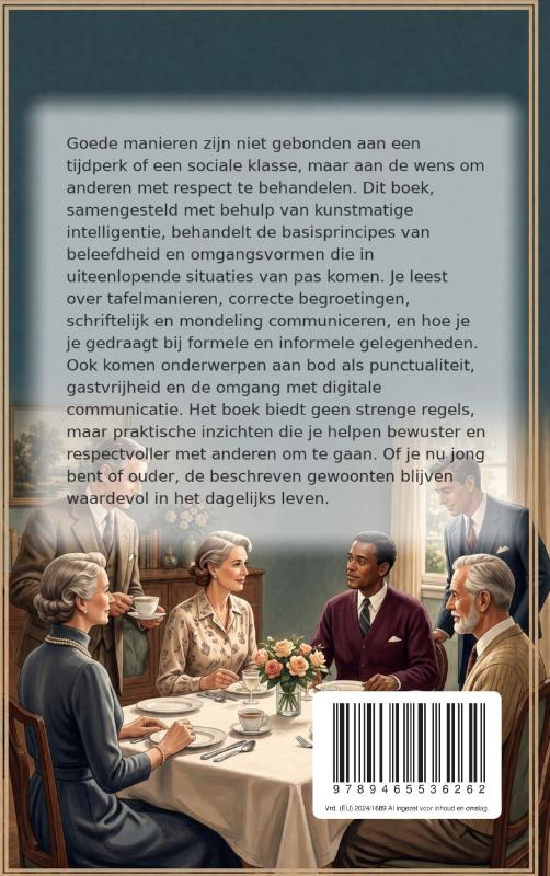 Achterkant van Goede manieren die nooit uit de mode raken
