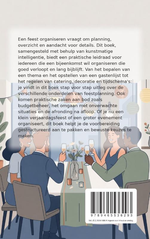 Achterkant van Een feest geven dat mensen onthouden