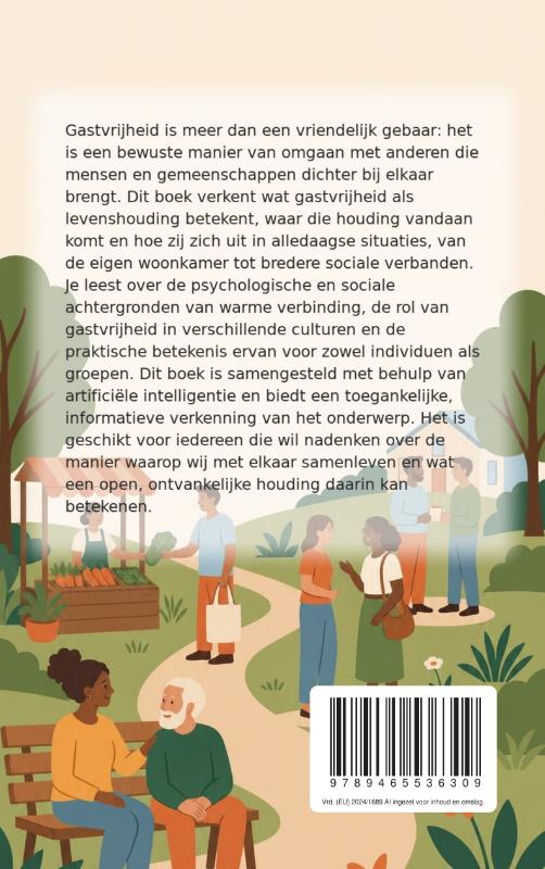 Achterkant van Gastvrijheid als levenshouding