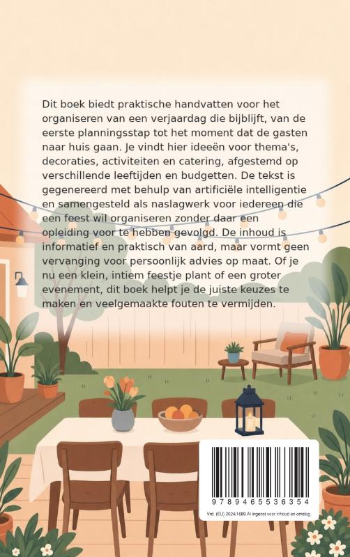 Achterkant van Een verjaardag onvergetelijk maken