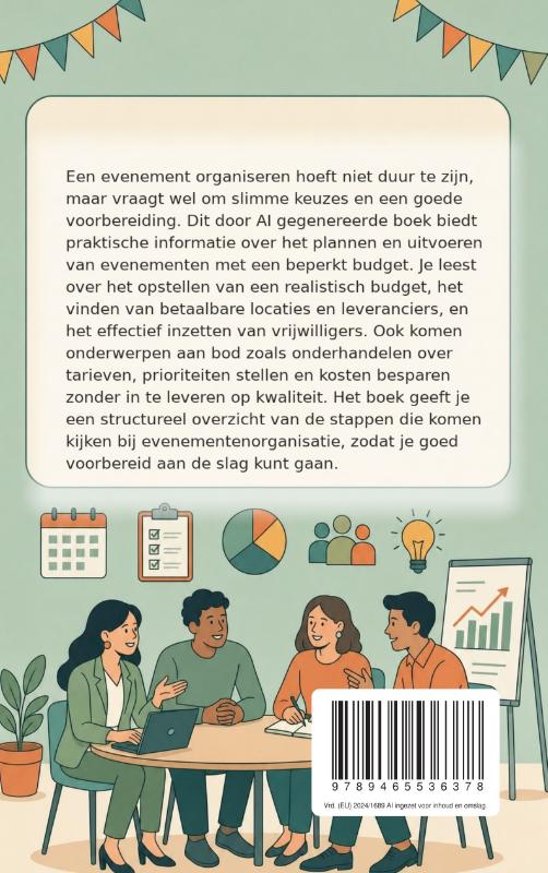 Achterkant van Een evenement organiseren op een budget