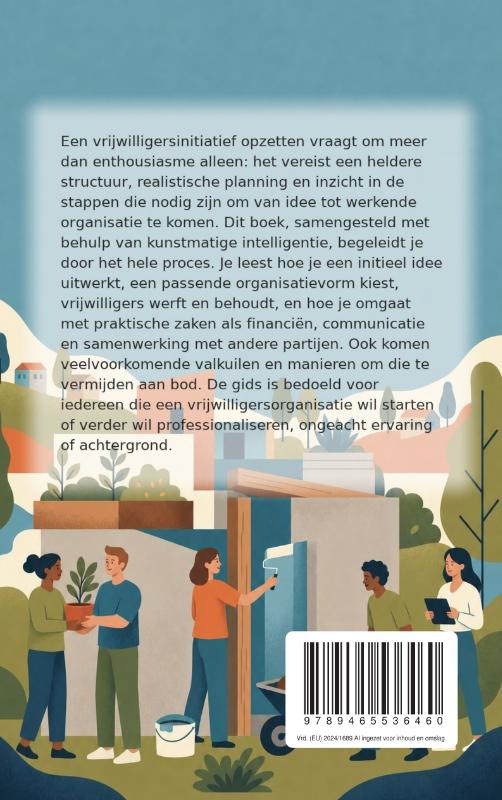 Achterkant van Een vrijwilligersinitiatief opzetten