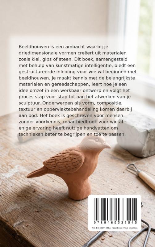 Achterkant van Beeldhouwen voor beginners