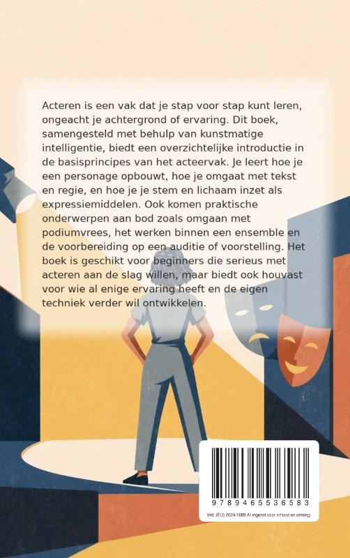Achterkant van Beginnen met acteren