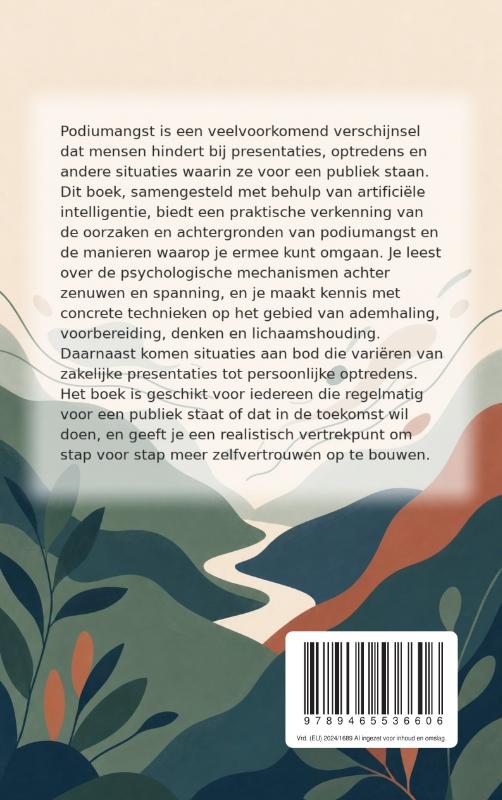 Achterkant van Je podiumangst overwinnen