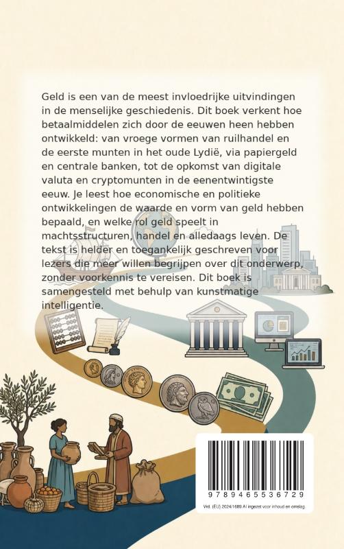Achterkant van De geschiedenis van het geld