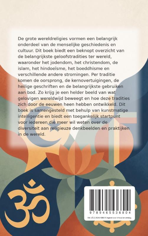 Achterkant van De grote wereldreligies in het kort