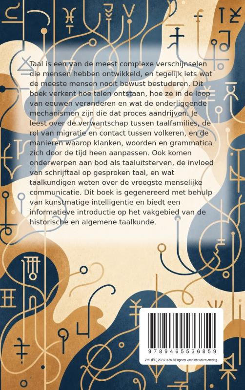 Achterkant van Hoe talen ontstaan en veranderen