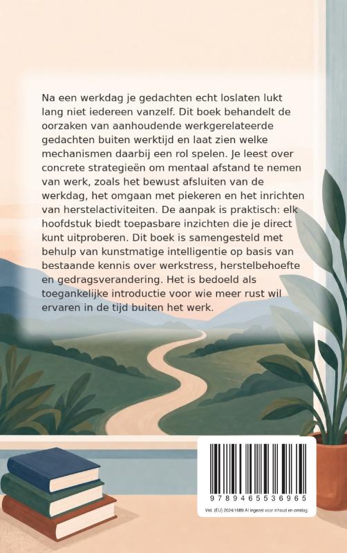 Achterkant van Loslaten van werk in je vrije tijd