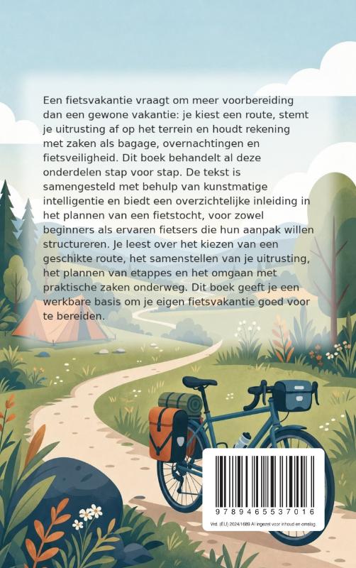 Achterkant van Een fietsvakantie plannen