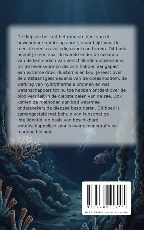 Achterkant van De diepzee en haar mysteries