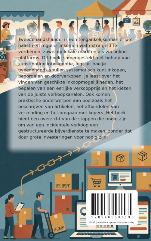 Achterkant van Een bijverdienste met tweedehandshandel