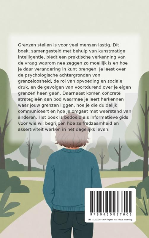 Achterkant van Nee leren zeggen en bij jezelf blijven