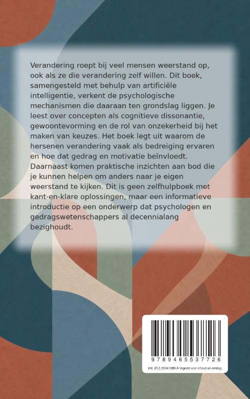 Achterkant van Waarom verandering zo moeilijk voelt