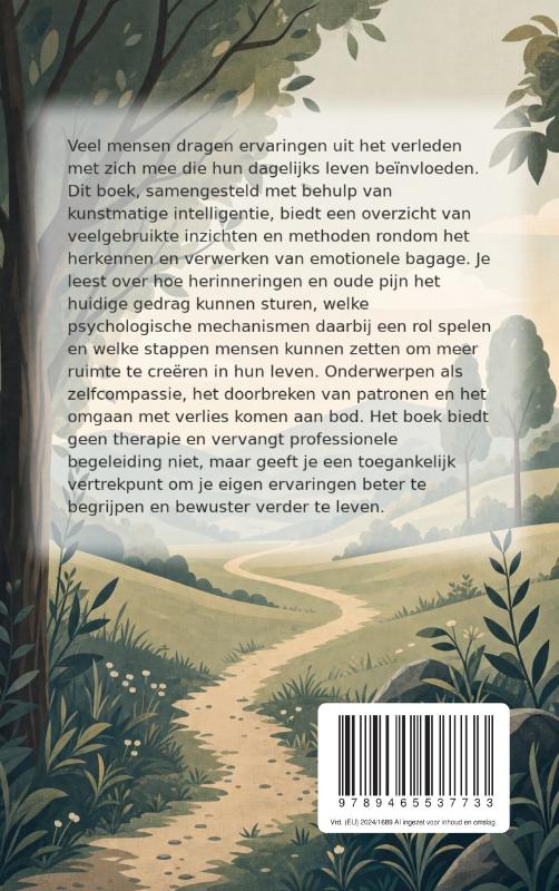 Achterkant van Emotionele bagage uit het verleden verwerken