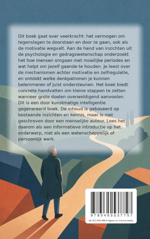 Achterkant van Doorzetten als het moeilijk wordt