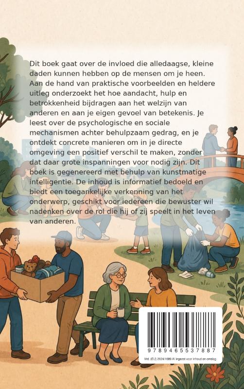 Achterkant van Iets betekenen voor je omgeving