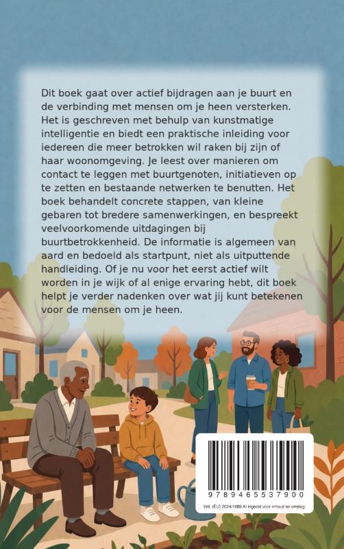 Achterkant van Het verschil maken in je buurt