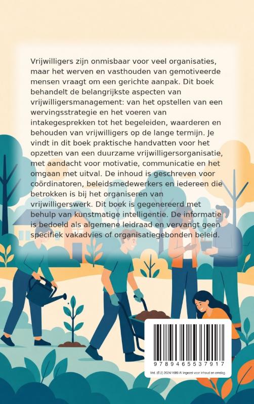 Achterkant van Vrijwilligers werven en motiveren