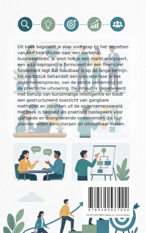 Achterkant van Van idee naar werkend businessmodel