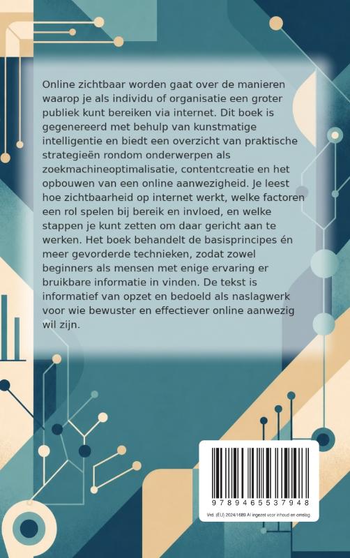 Achterkant van Online zichtbaar worden