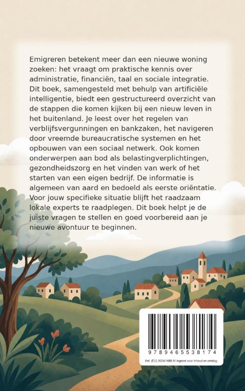Achterkant van Een leven opbouwen op een nieuwe plek