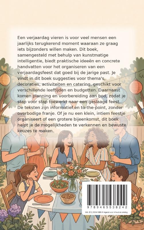 Achterkant van Een verjaardag onvergetelijk maken