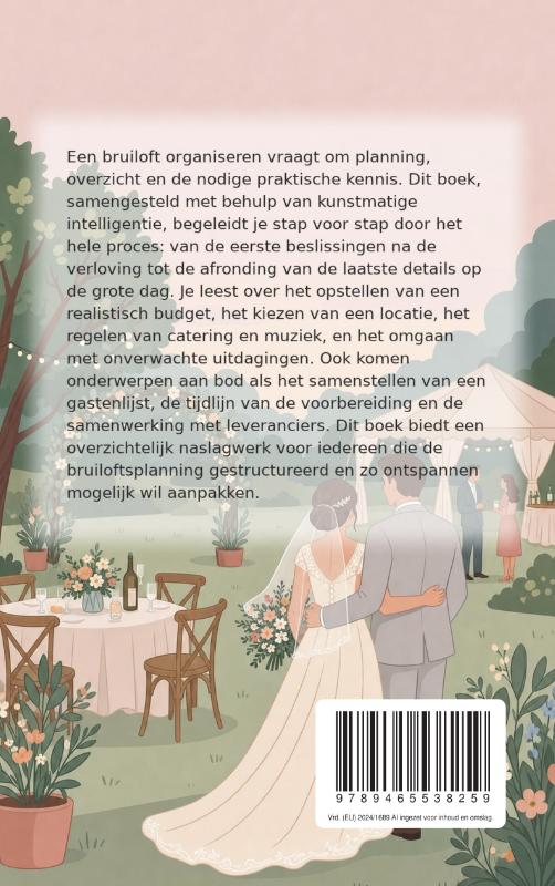 Achterkant van Een bruiloft plannen zonder stress