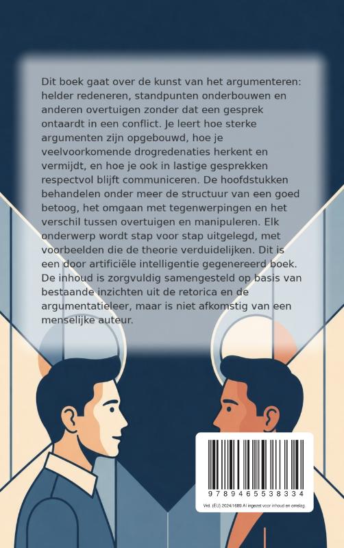 Achterkant van Overtuigend argumenteren zonder ruzie