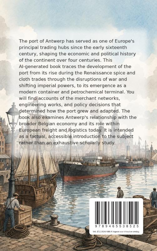 Achterkant van The Port of Antwerp