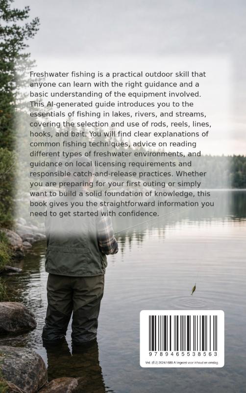 Achterkant van Freshwater Fishing for Beginners