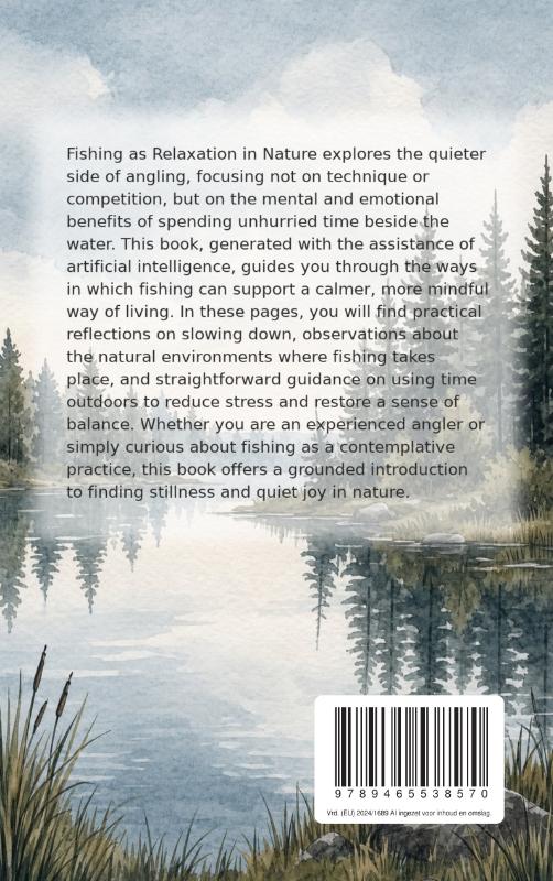 Achterkant van Fishing as Relaxation in Nature