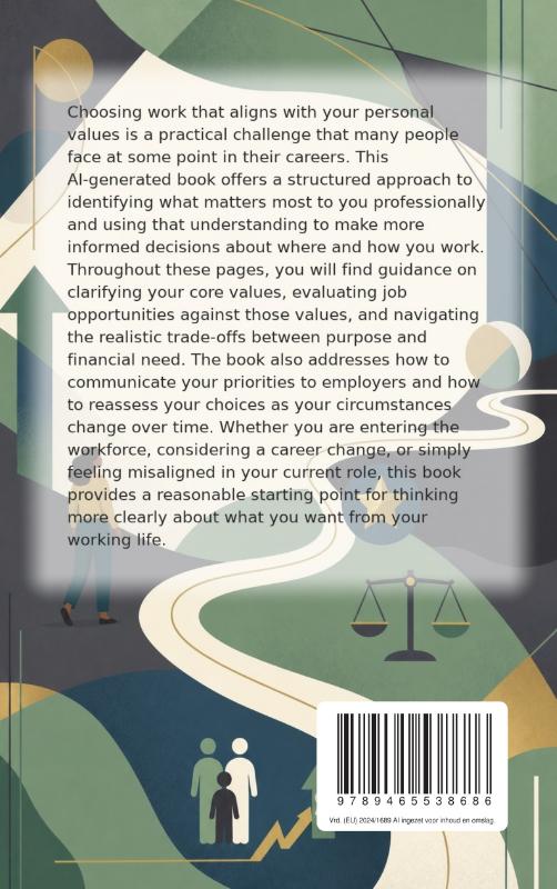Achterkant van A Job That Matches Your Values