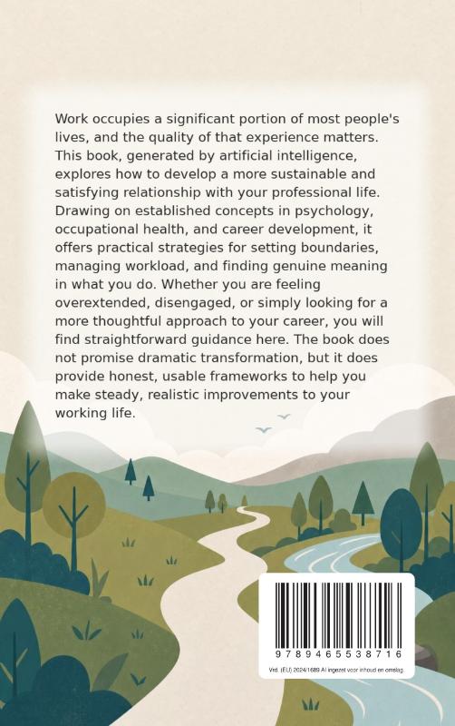 Achterkant van A Healthy Relationship with Your Work