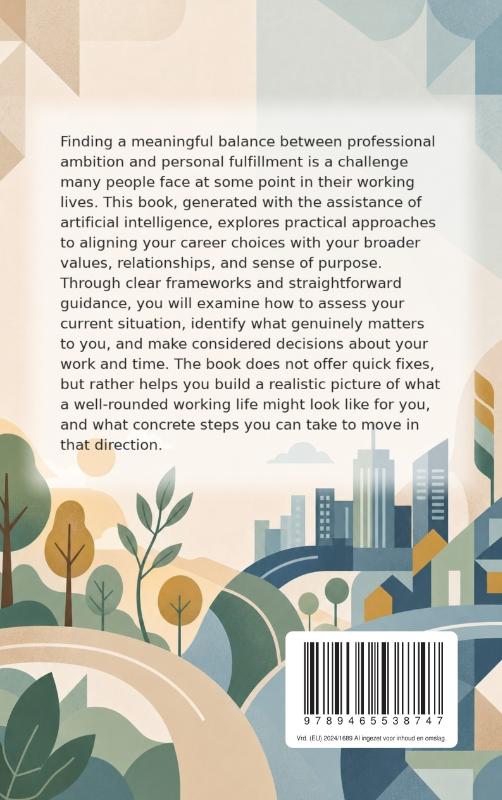 Achterkant van Aligning Your Career with a Full Life