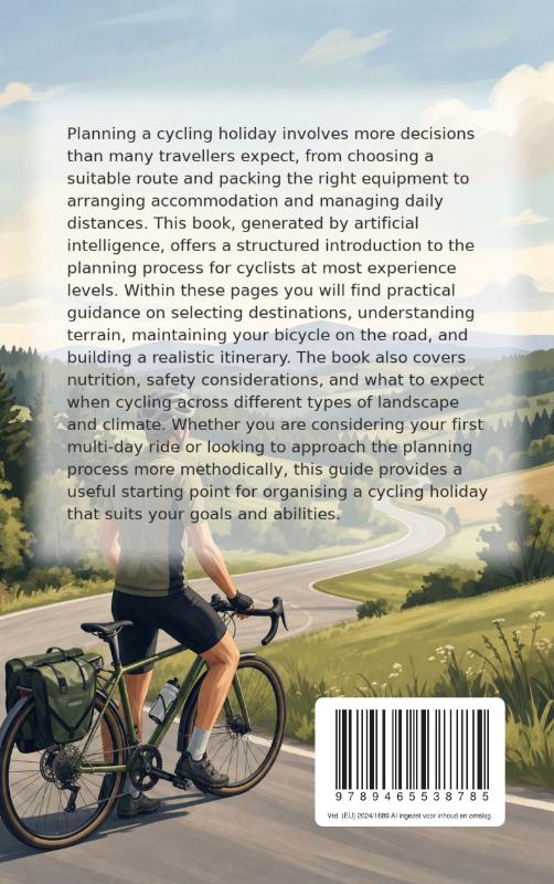Achterkant van Planning a Cycling Holiday