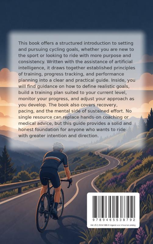 Achterkant van Setting and Reaching Your Cycling Goals