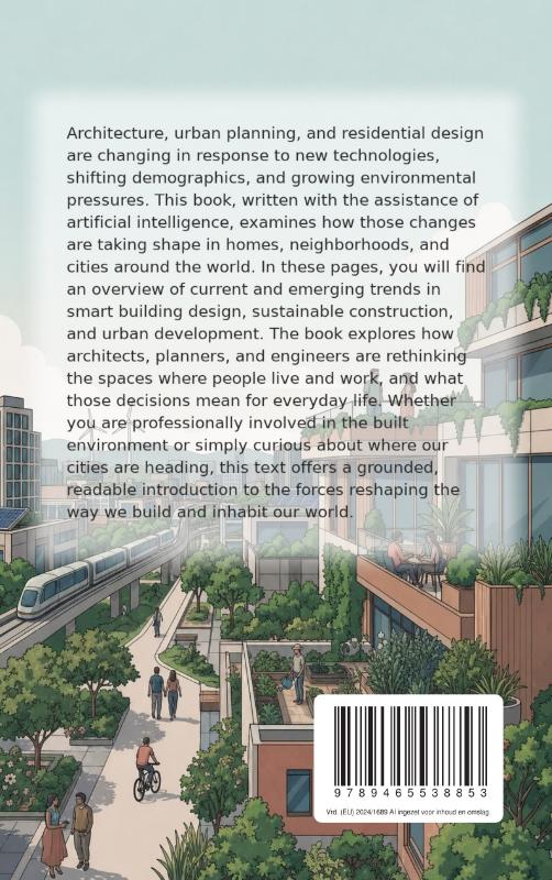 Achterkant van The Future of Building and Living