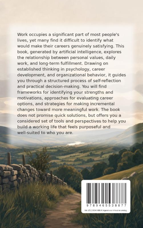 Achterkant van Finding Purpose and Meaning in Your Work