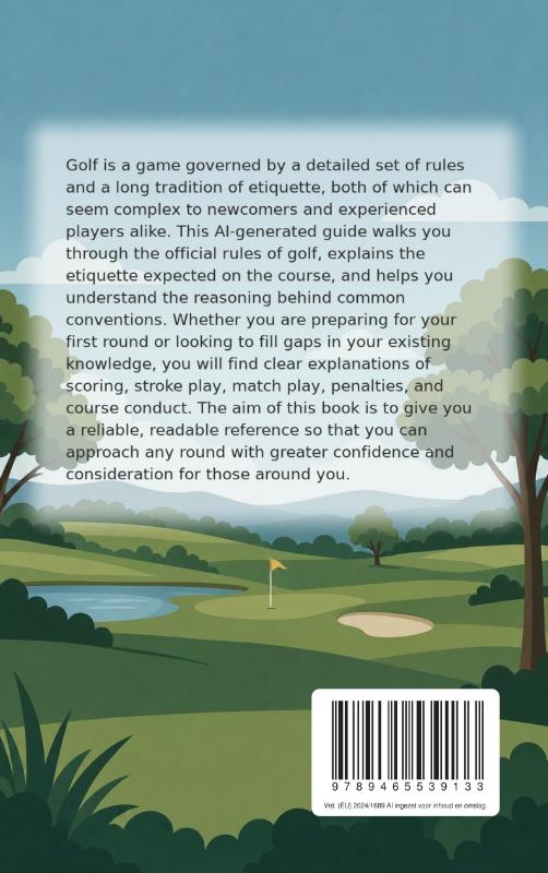 Achterkant van The Rules and Etiquette of Golf