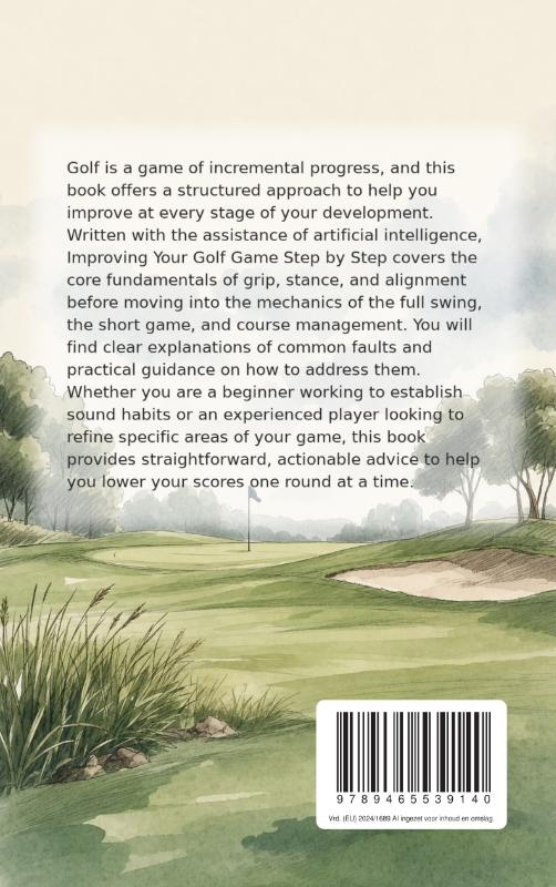 Achterkant van Improving Your Golf Game Step by Step