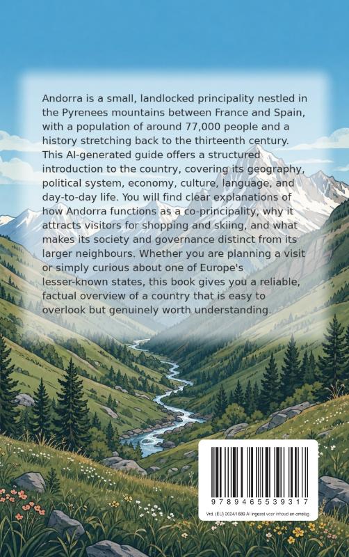 Achterkant van All About Andorra