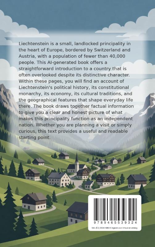 Achterkant van All About Liechtenstein