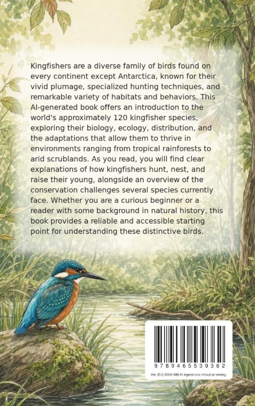 Achterkant van All About Kingfishers